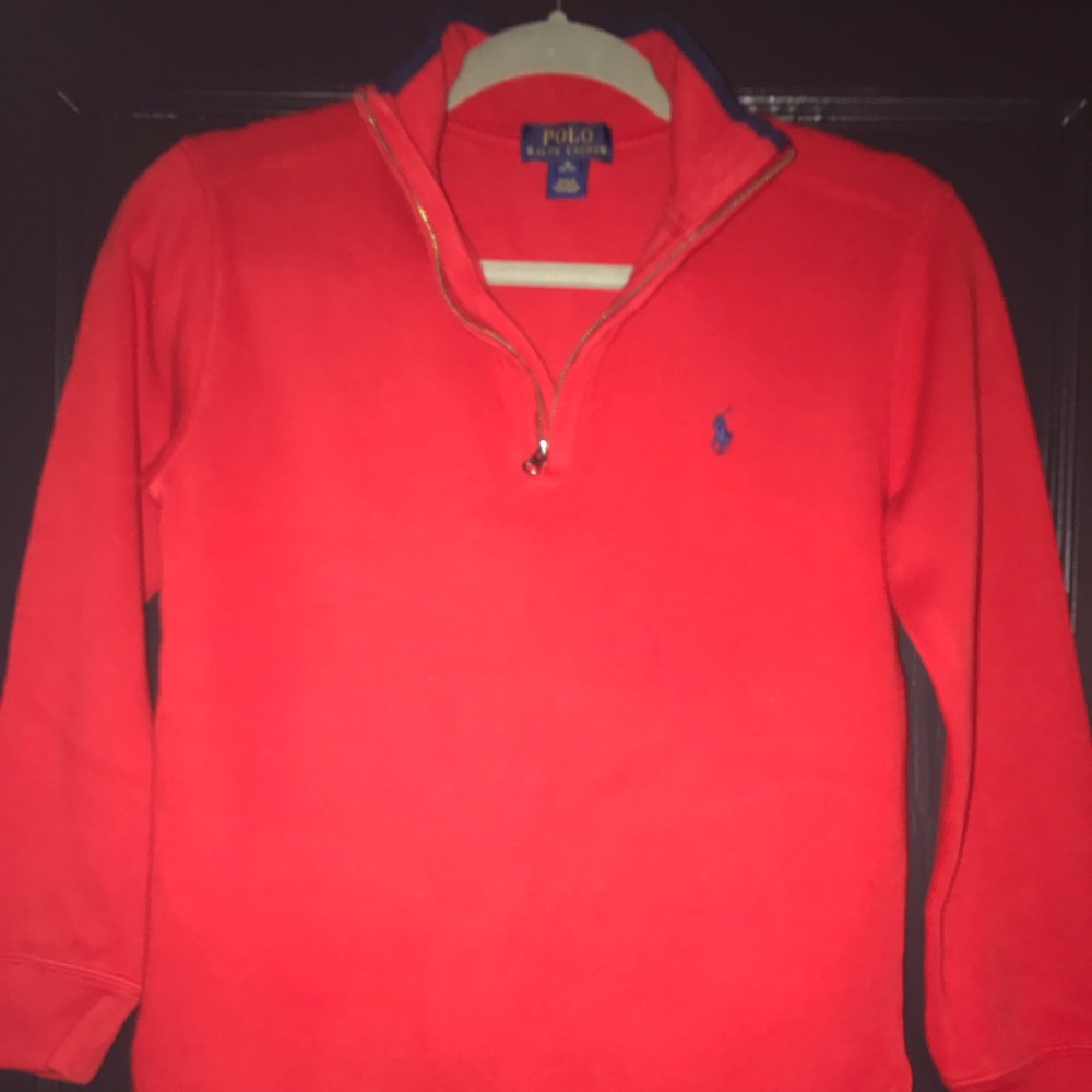 Boys Ralph Lauren Pullover with Zipper